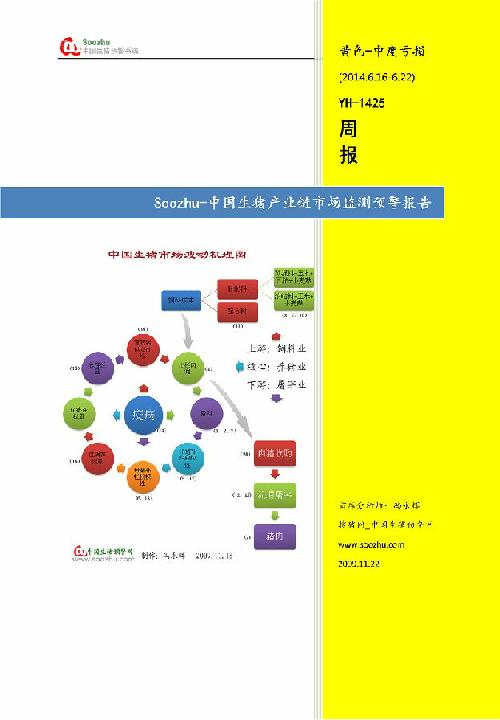 搜豬預(yù)警YH1425周報(bào)--中國(guó)生豬產(chǎn)業(yè)鏈?zhǔn)袌?chǎng)監(jiān)測(cè)預(yù)警報(bào)告 搜豬預(yù)警YH1425周報(bào)--中國(guó)生豬產(chǎn)業(yè)鏈?zhǔn)袌?chǎng)監(jiān)測(cè)預(yù)警報(bào)告